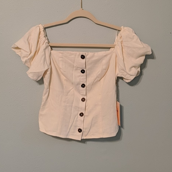 Ross Cream Linen top - Picture 4 of 4